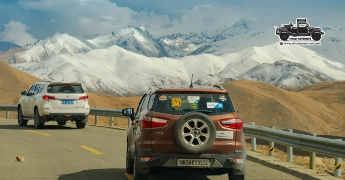 A Ford EcoSport rolling towards Everest Base Camp.