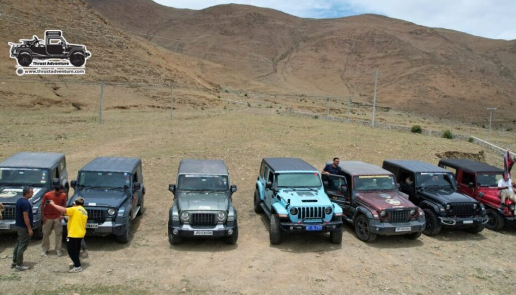 Indian Thar and Chinese Tanks on our India Lhasa Drive Tour.
