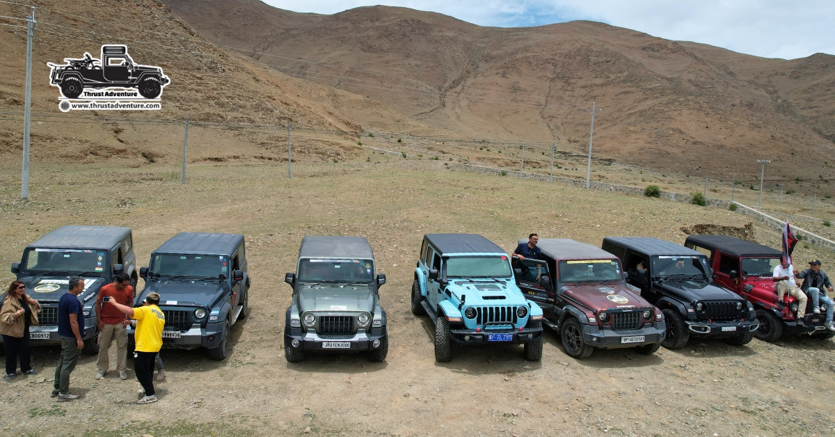 Indian Thar and Chinese Tanks on our India Lhasa Drive Tour.