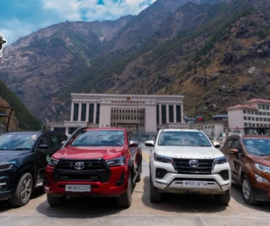 Convoy of Road to Lhasa at Nepal China Border